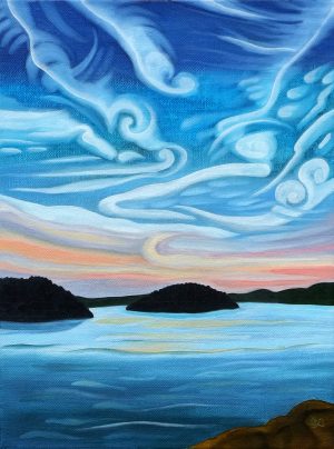 "Porcupine Islands from Bar Harbor"